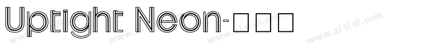 Uptight Neon字体转换